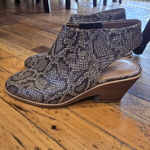 Gentle Souls Snakeskin Heeled Boots